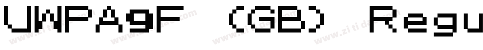 UWPA9F (GB) Regular字体转换